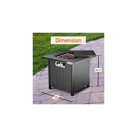 Asadores mesa para fogatas de gas SERENELIFE SLFPS3
