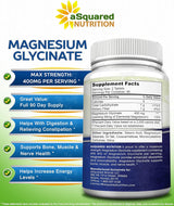 Suplemento Nutrition Glicinato de magnesio 400 mg – 180 tab