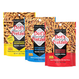 Pretzels Caseros Sazonados, Torsiones, Tamaño Snack, Pack Variado