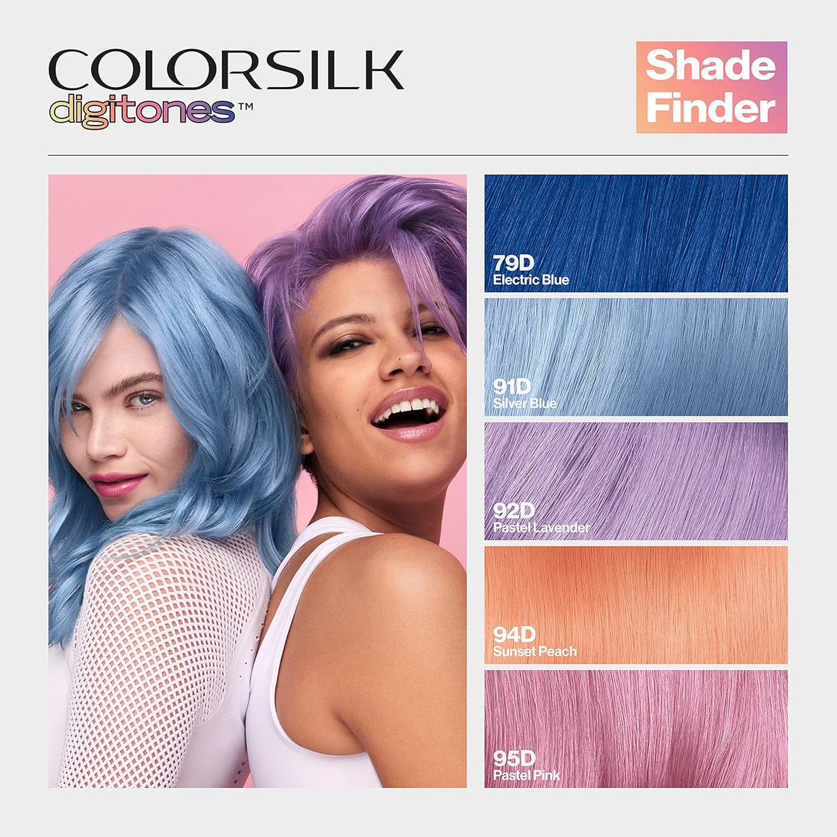 Coloración permanente para cabello, lavanda pastel 92D