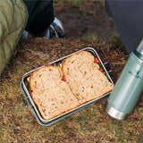 Caja útil clásica 1.25QT con diseño martillado