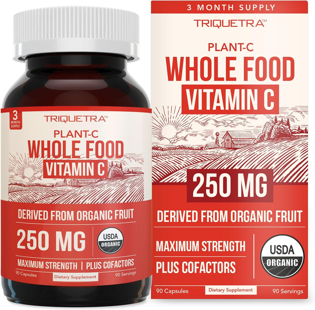 Vitamina C Orgánica de Frutas con Cofactores de Absorción