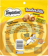 Golosinas crujientes y suaves para gatos, pollo asado