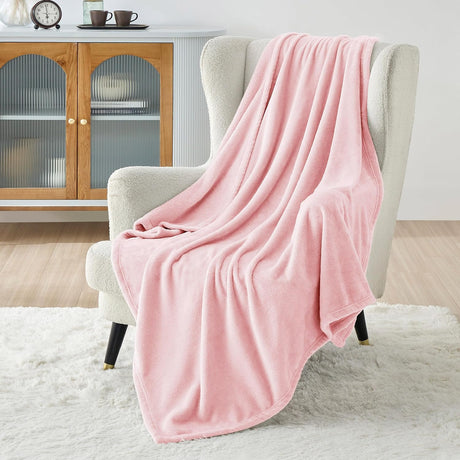 Manta de felpa Bedsure 300GSM suave y ligera para sofá y cama