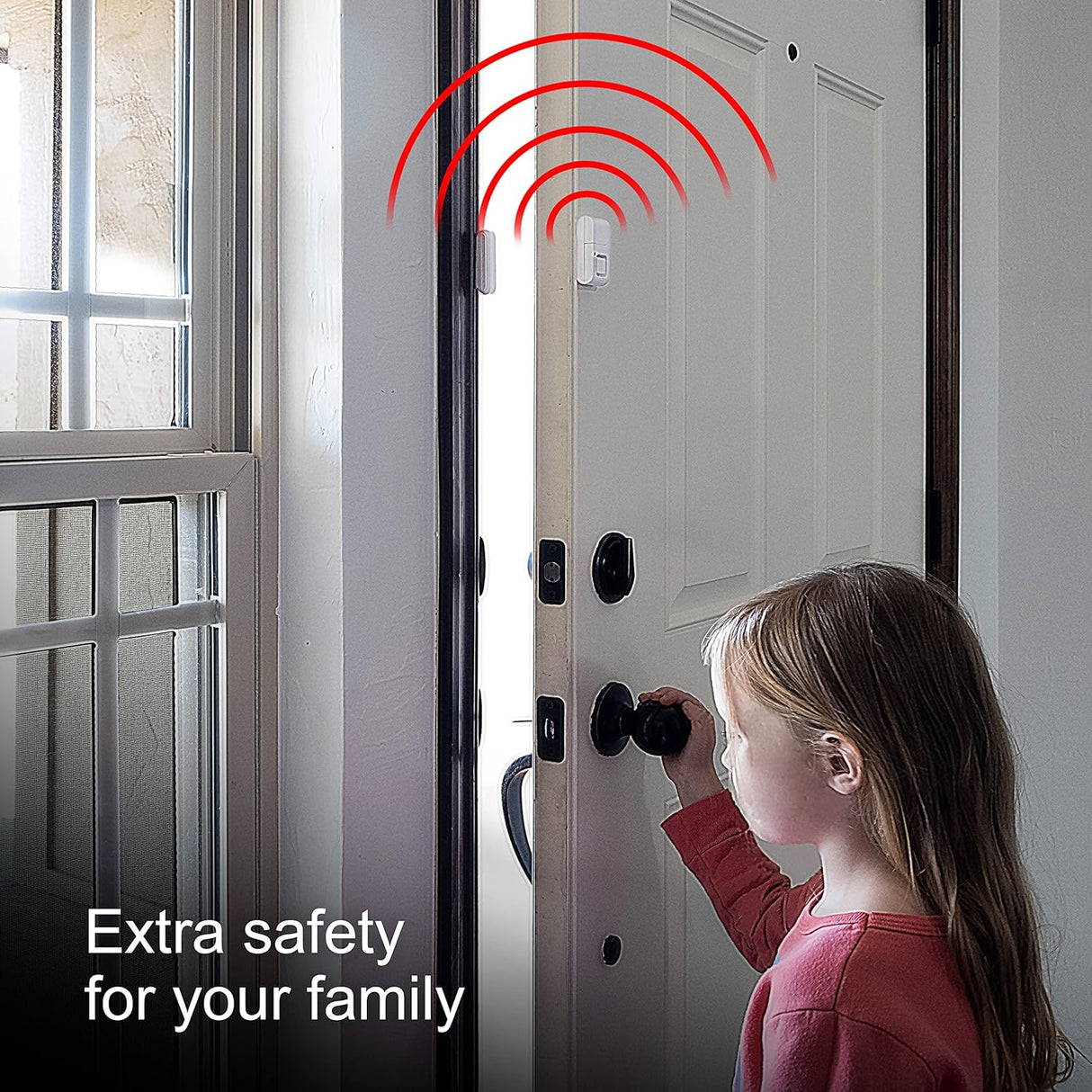 Alarma de Seguridad para Ventanas y Puertas, Inalámbrica, 45989