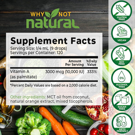 Suplementos Alimenticios Gotas de vitamina A