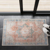 Alfombra Adiva Lavable 2x3 con Antideslizante, Vintage