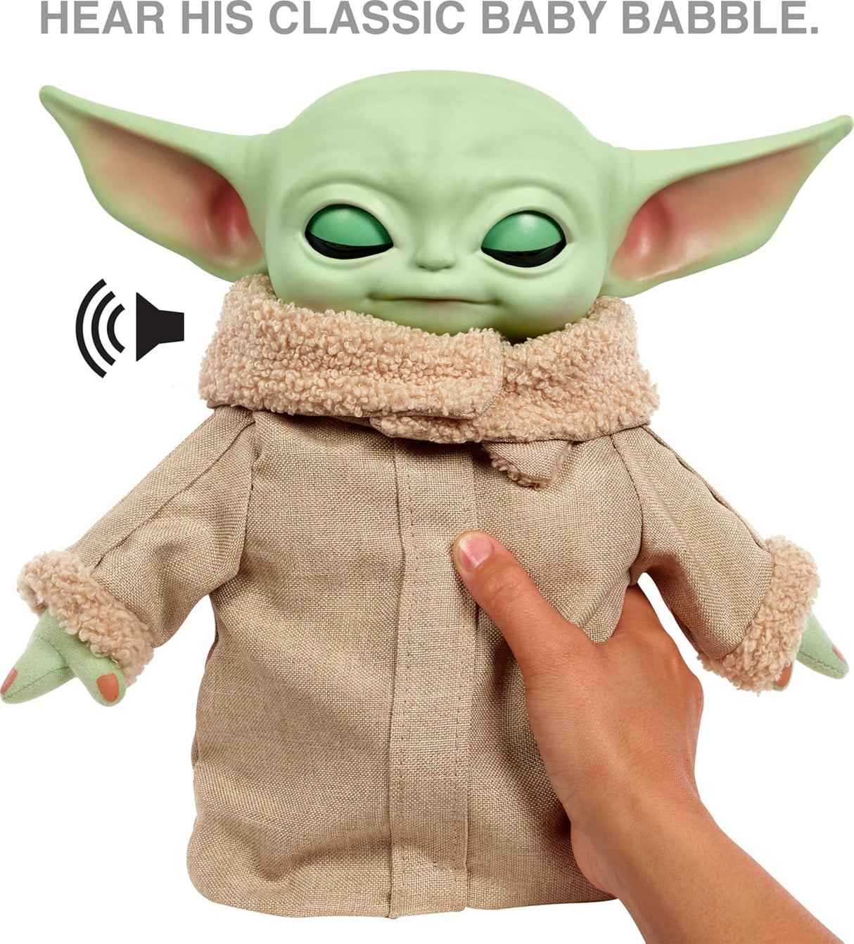 Peluches Star Wars Mattel Grogu de 11 con sonidos y movimiento