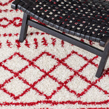 Alfombra Shag Área, Diseño Marroquí, 1.6 Grosor, ASG741P