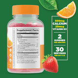 Lifeable Calcio 500 mg con vitamina D3 1000 IU Gummies