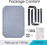 Cama Elevada para Mascotas PHYEX, Acero Resistente, 50.5 x 30.5