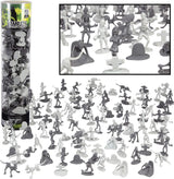 Figuras de Acción Zombie - Cubo de 100 Zombies, 14 Diseños Únicos