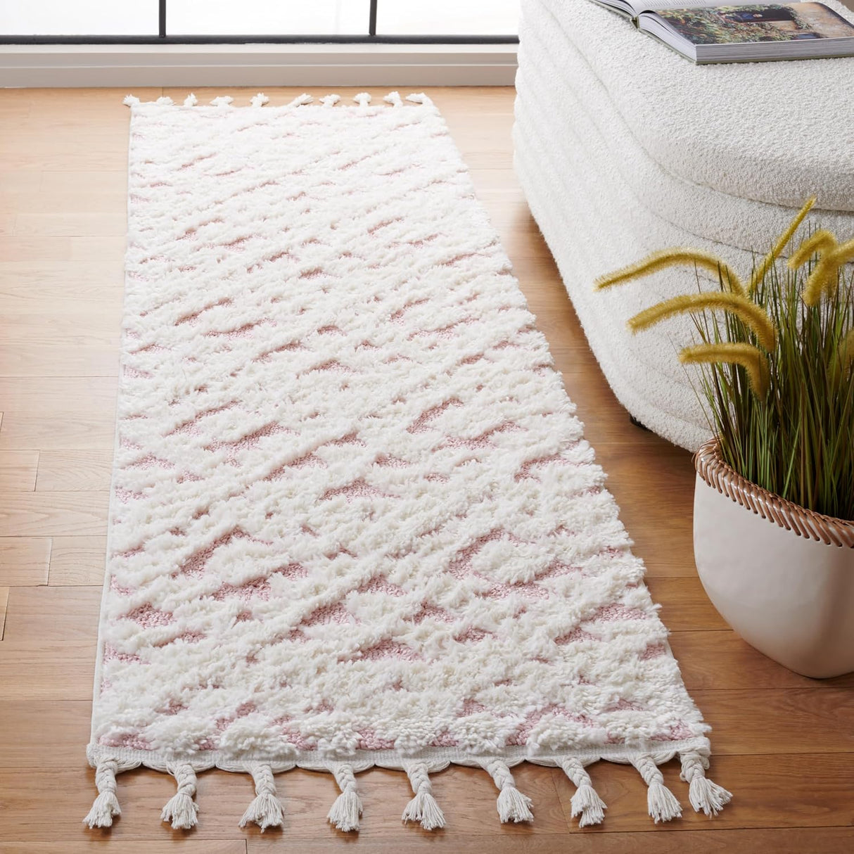Alfombra Runner Shag Marroquí, 2 de Grosor, Modelo MTS688U-28