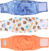 Pañales envolventes reusables para perros machos Teamoy