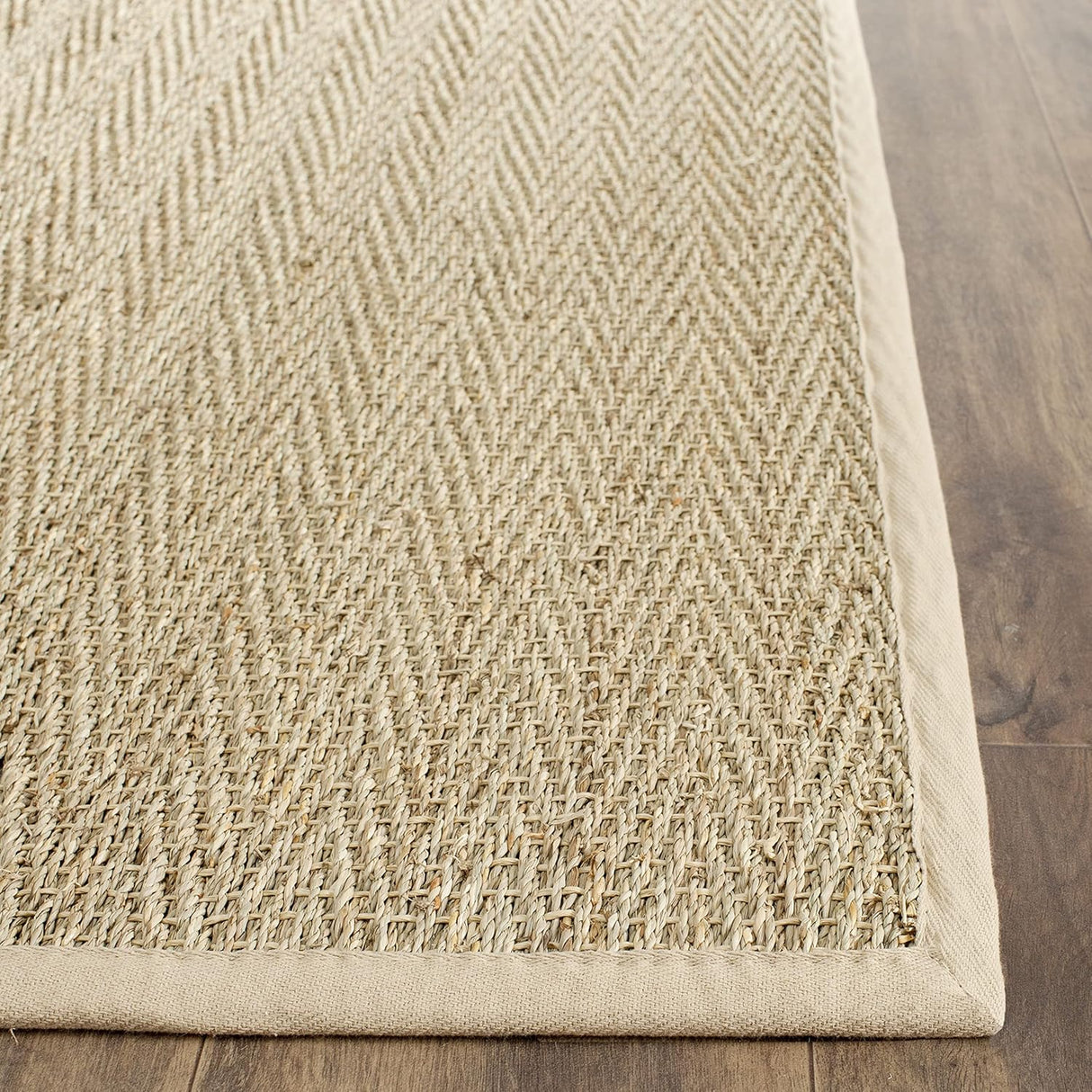 Runner de fibra natural Safavieh, diseño herringbone, NF115A