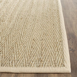Runner de fibra natural Safavieh, diseño herringbone, NF115A