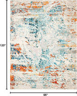 Alfombra Moderna Abstracta SAFAVIEH, 8' x 10', MAD478B