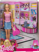Barbie Muñeca con Perrito Accesorio Modelo 12345