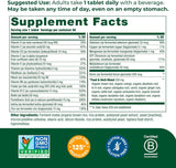 Suplemento MegaFood Men's One Daily vitaminas B, D y zinc