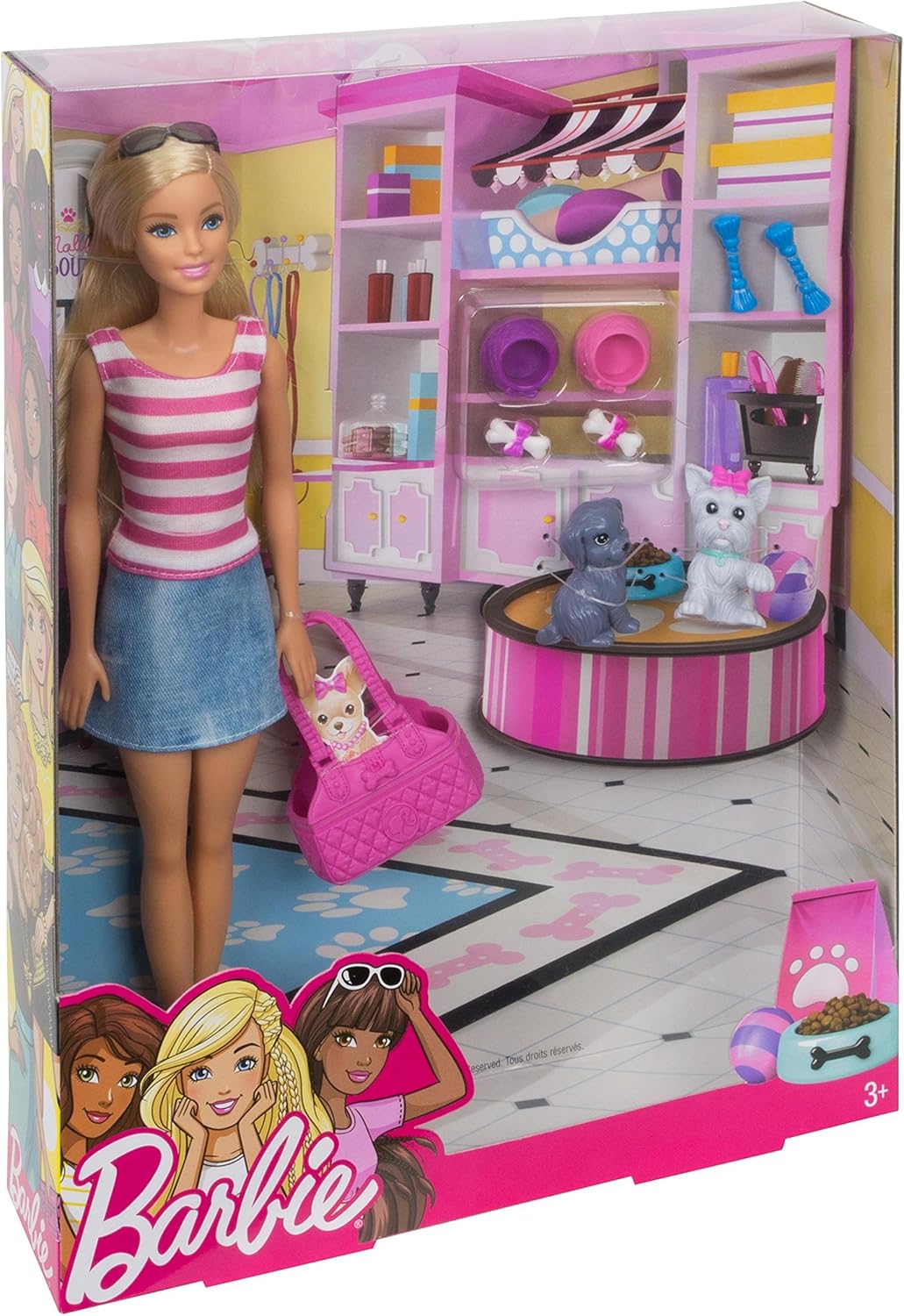 Barbie Muñeca con Perrito Accesorio Modelo 12345