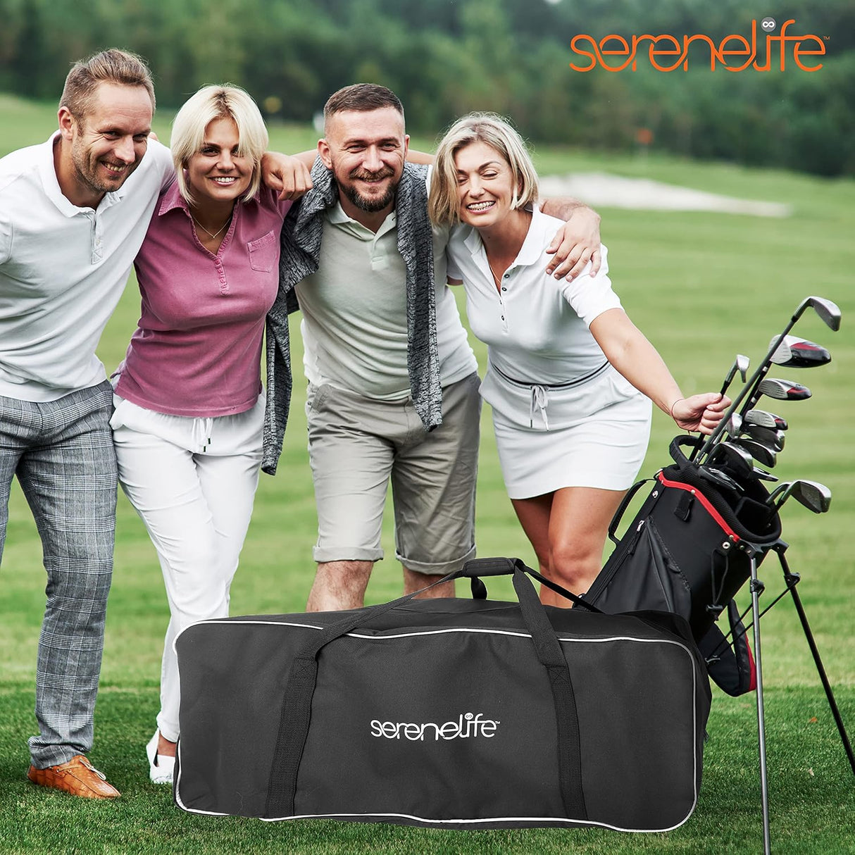 Bolsa de viaje portátil carrito de golf SereneLife SLGZBGA