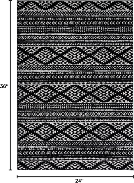 Alfombra de Accent, Diseño Tribal Boho, Modelo TUL272Z