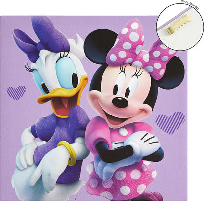 Set de Arte LED de Pared Minnie Mouse, 11"x11" cada pieza