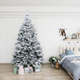 Árbol de Navidad Artificial 7.5FT, con soporte metálico, fácil montaje