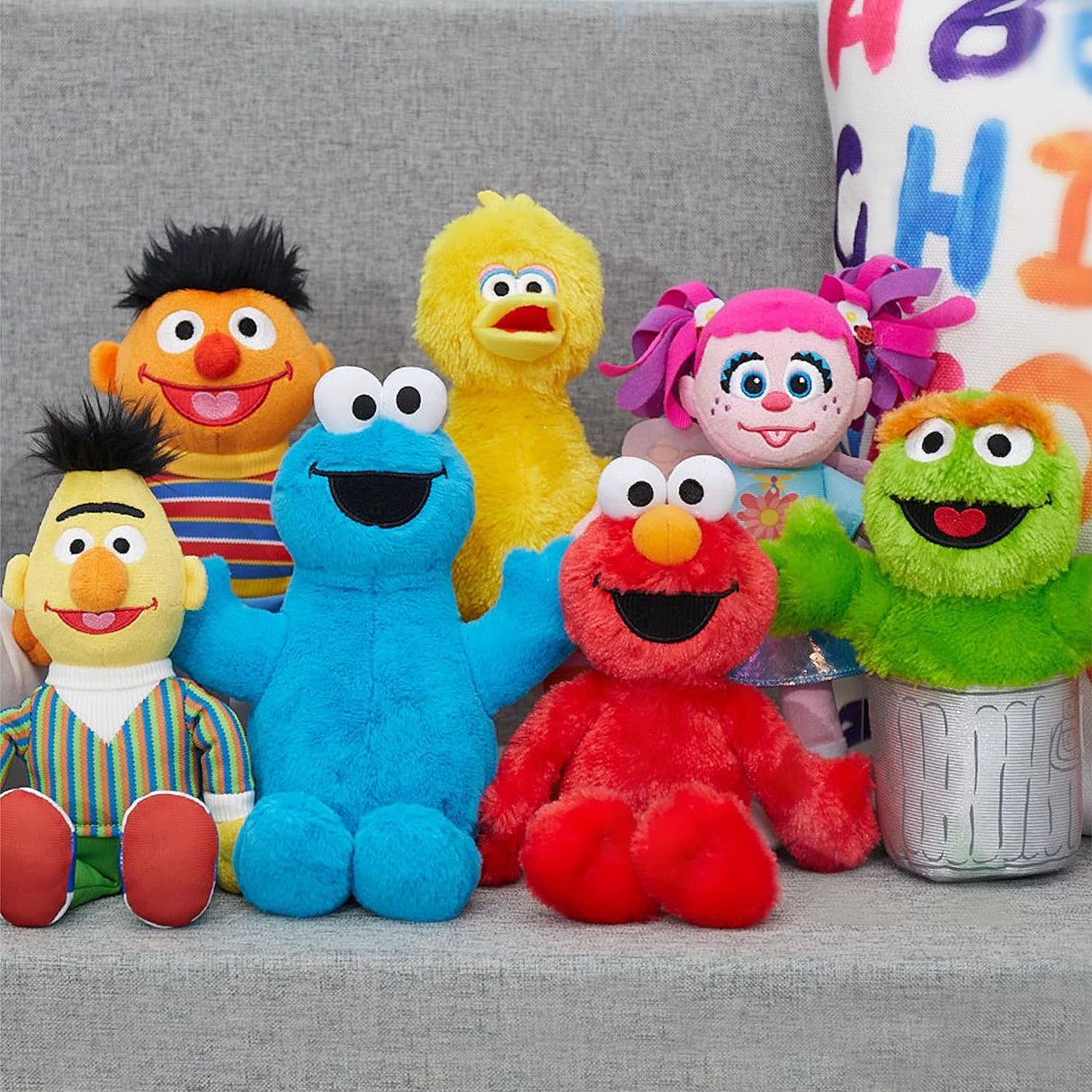 Muñecos de peluche Bert y Ernie, Sesame Street, 2 piezas, 8