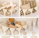 Hamaca de Almacenamiento Macrame DreamLights para Juguetes Plush