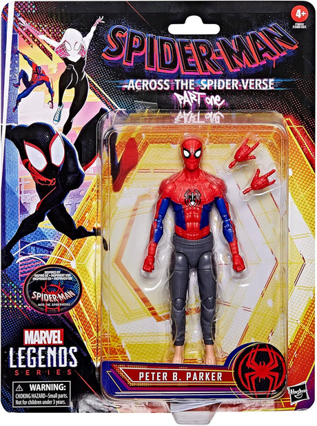 Figura de acción Spider-Man, Marvel Legends, Peter B Parker, 6