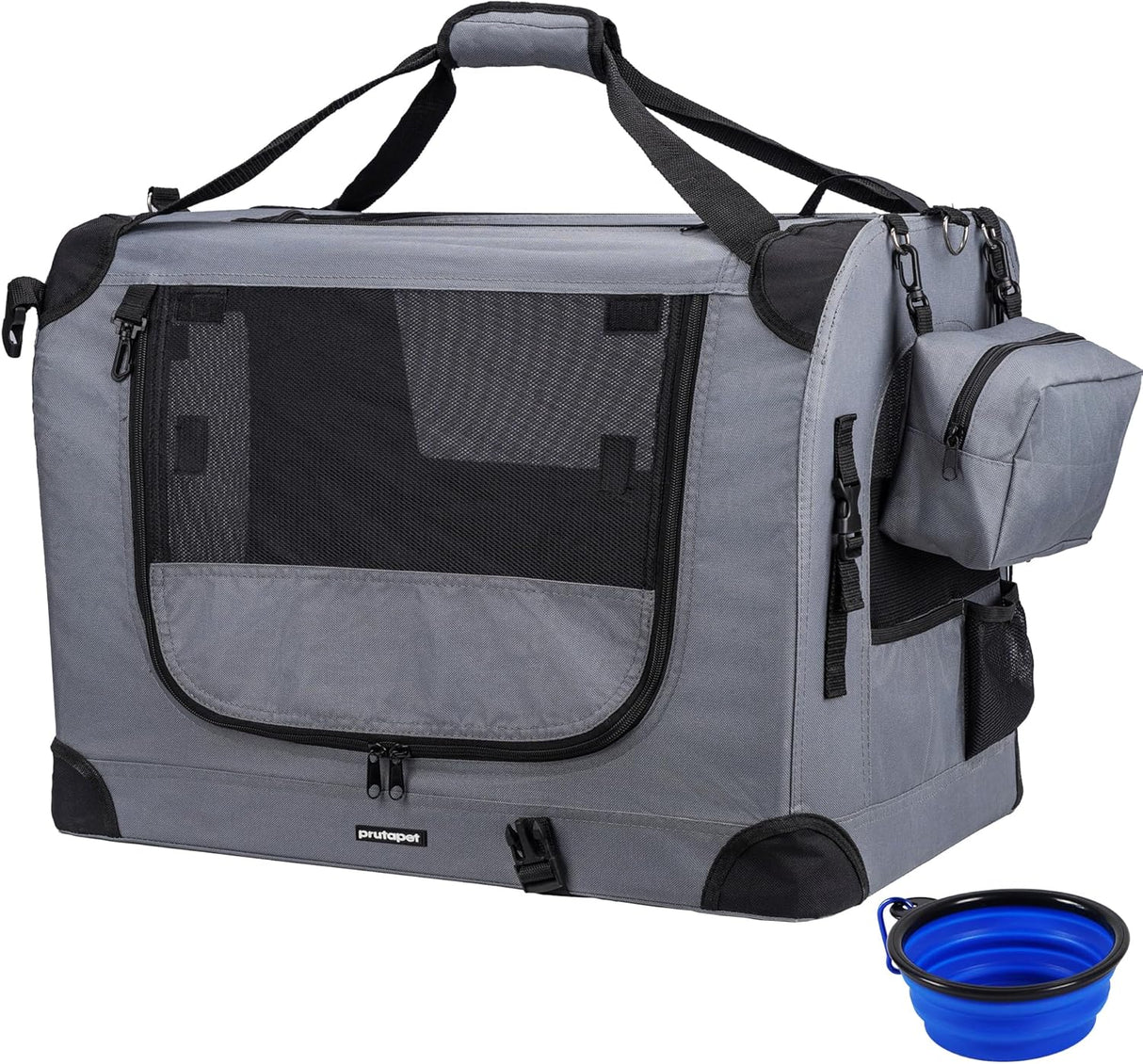 Transportín Grande para Gatos y Perros, portátil y colapsable