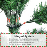 Árbol de Navidad Yaheetech 7.5ft Pino Premium 1346 Ramas