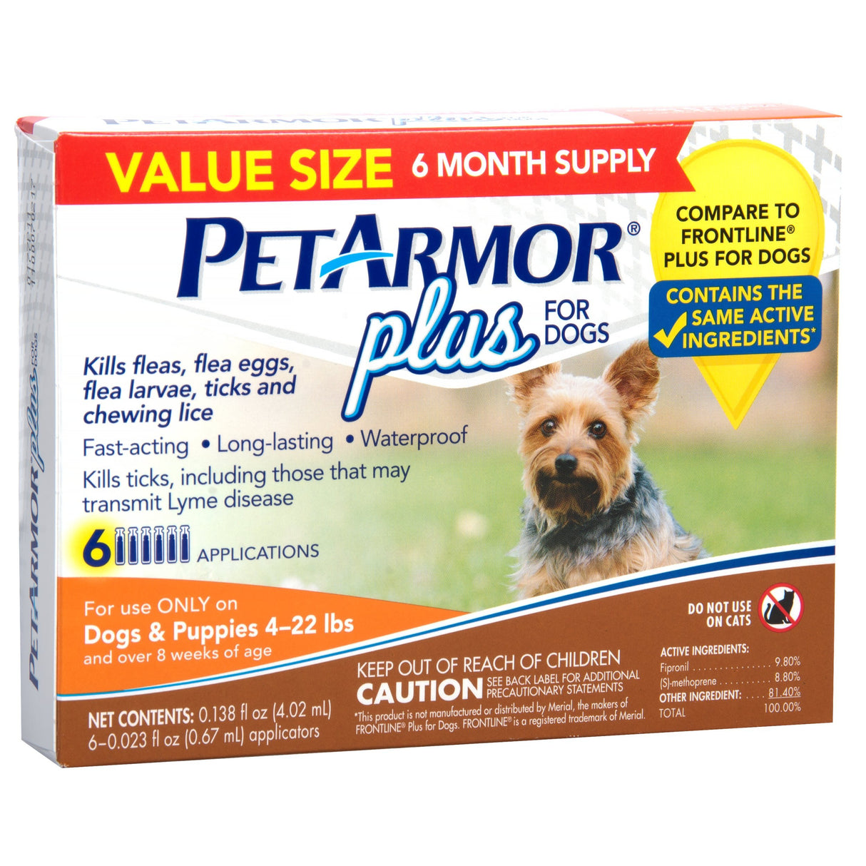 Prevención de pulgas y garrapatas para perros pequeños