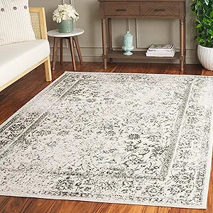 Alfombra de Área Oriental, Antideslizante y de Fácil Cuidado, ADR109X-5