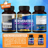 Suplemento Resveratrol de alta resistencia con quercetina