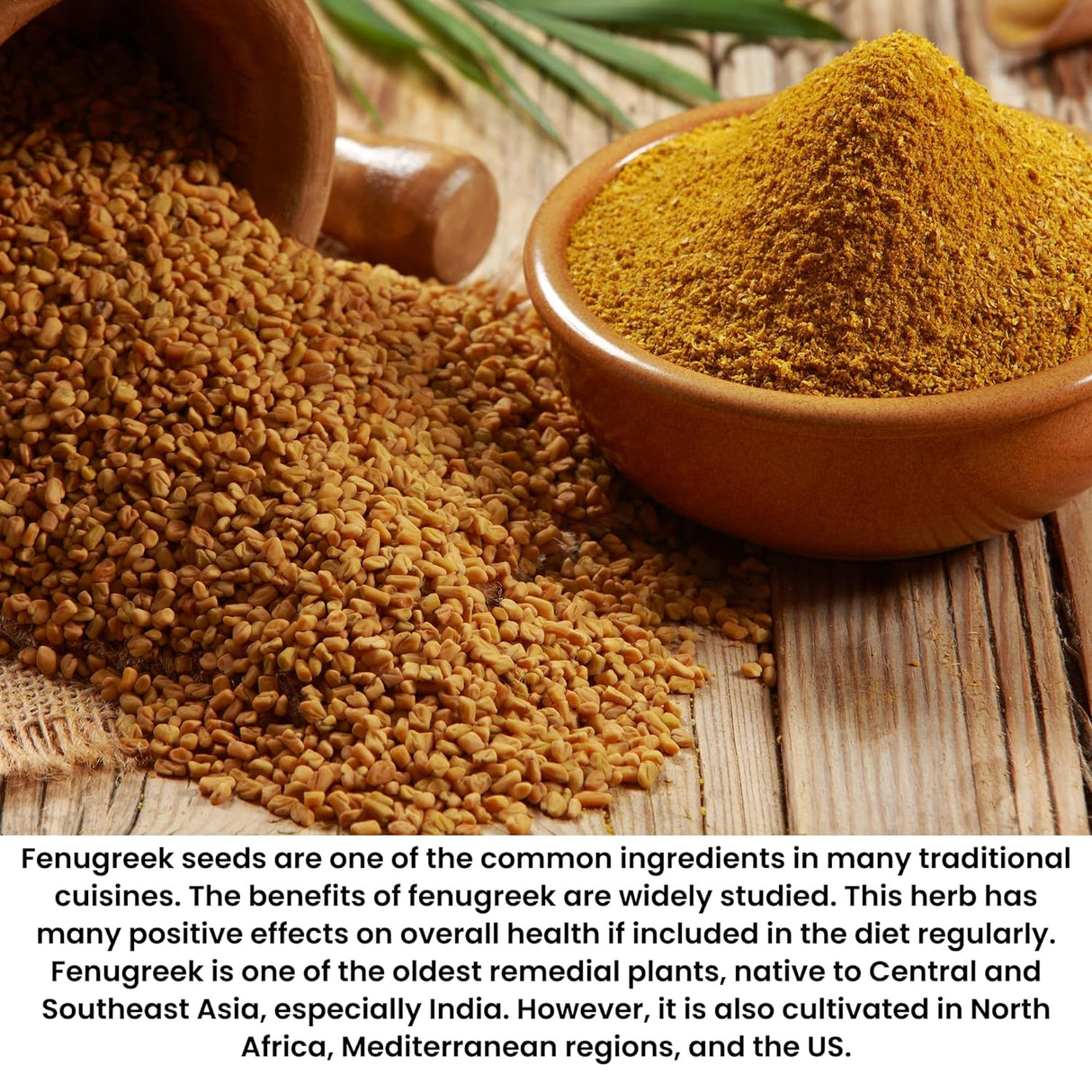 Polvo Orgánico de Fenogreco para Crecimiento del Cabello