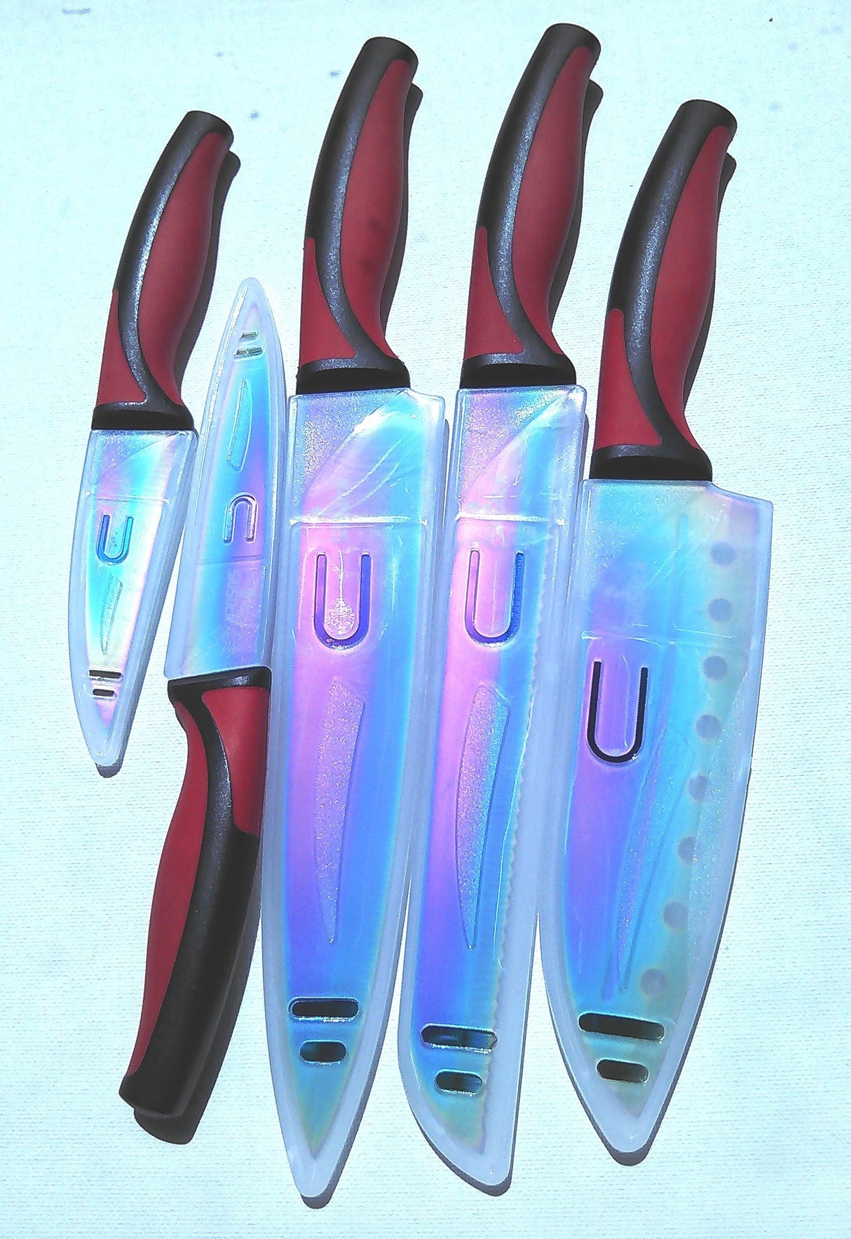 Juego de cuchillos de cocina SiliSlick 5 cuchillos elegantes