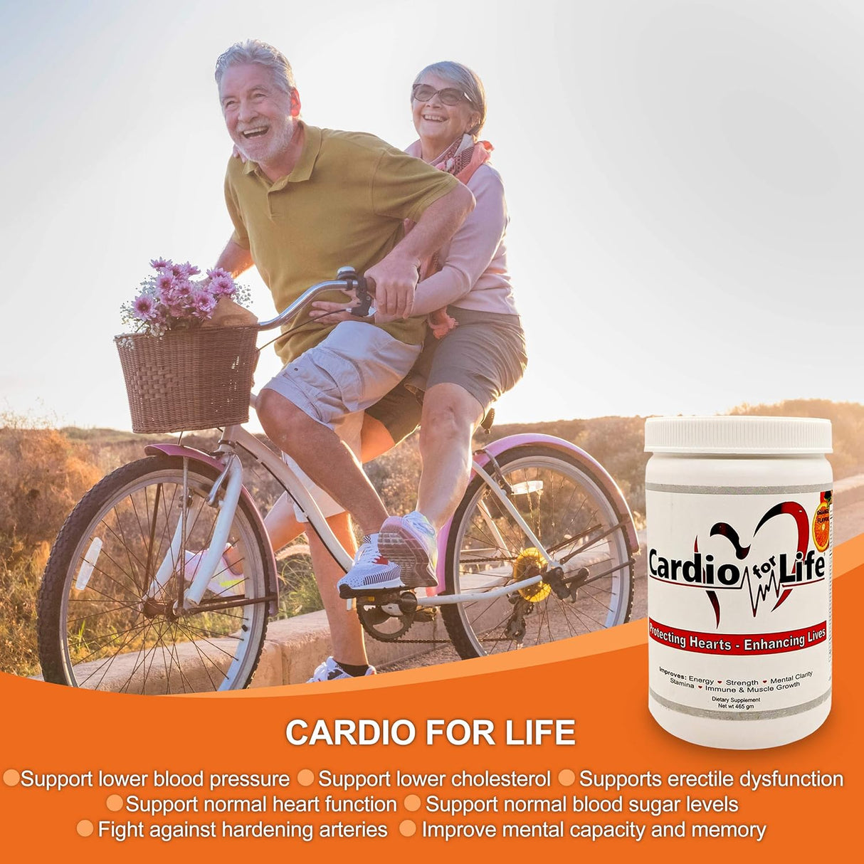 Suplementos Alimenticios Polvo de L-arginina naranja