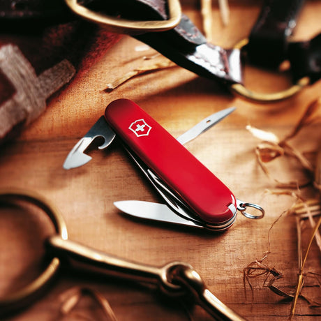 Navaja suiza de bolsillo de Victorinox roja
