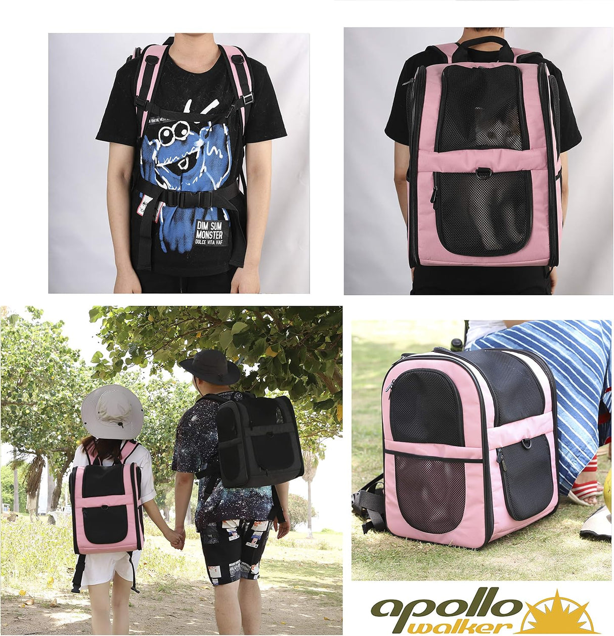 Mochila para llevar gatos grandes uso al aire libre