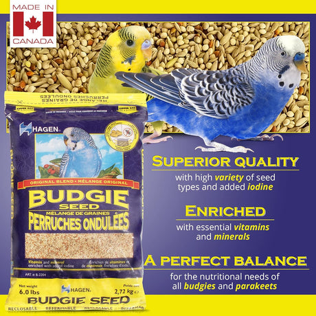 Semilla Vme de periquito/Budgie, 6 libras