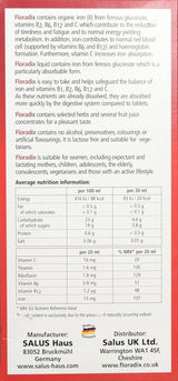 Suplemento salud óptima con vitamina D hierro vitamina B12