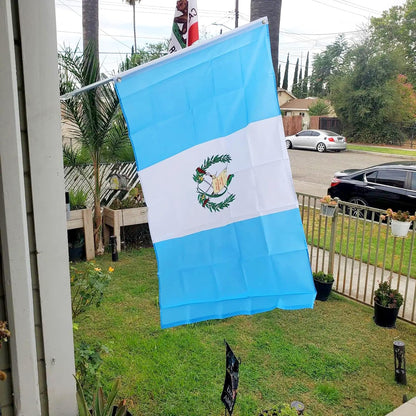 Bandera de Guatemala de calidad, para exteriores doble cara