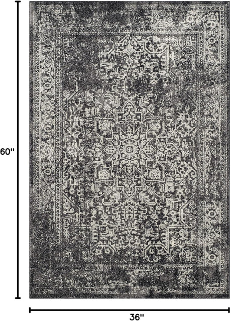 Alfombra Oriental Desgastada para Sala o Dormitorio, EVK256R