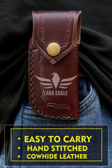 Cuchillo de bolsillo de caza plegables hechos a mano acero