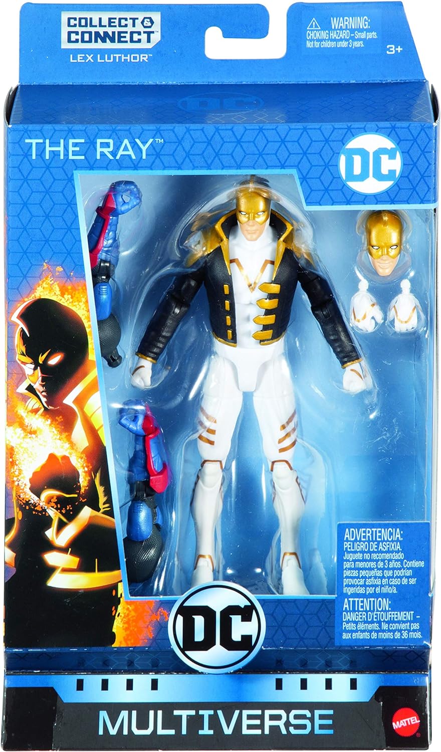 Figura The Ray Multiverse DC Comics Rebirth 60mm de altura