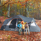 Carpa Familiar UNP 10 Personas, Doble Capa, Impermeable, 2 Habitaciones