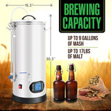Dispensador de Cerveza de acero NUTRICHEF PKBRKTL200