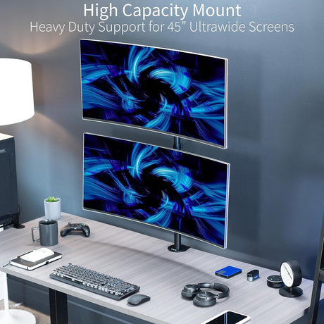 Soporte Doble para Monitores Ultra Anchos VIVO, STAND-V200R